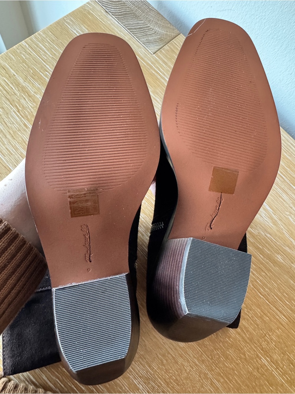 NWOB! MADEWELL Women’s The Idris Side-Zip Ankle Boot Coffee Bean Suede Size 9 - Picture 8 of 15